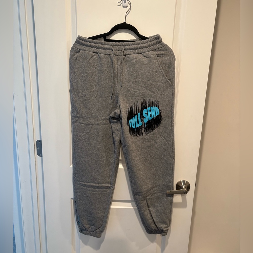 Full Send Gray Jogger Sweatpants